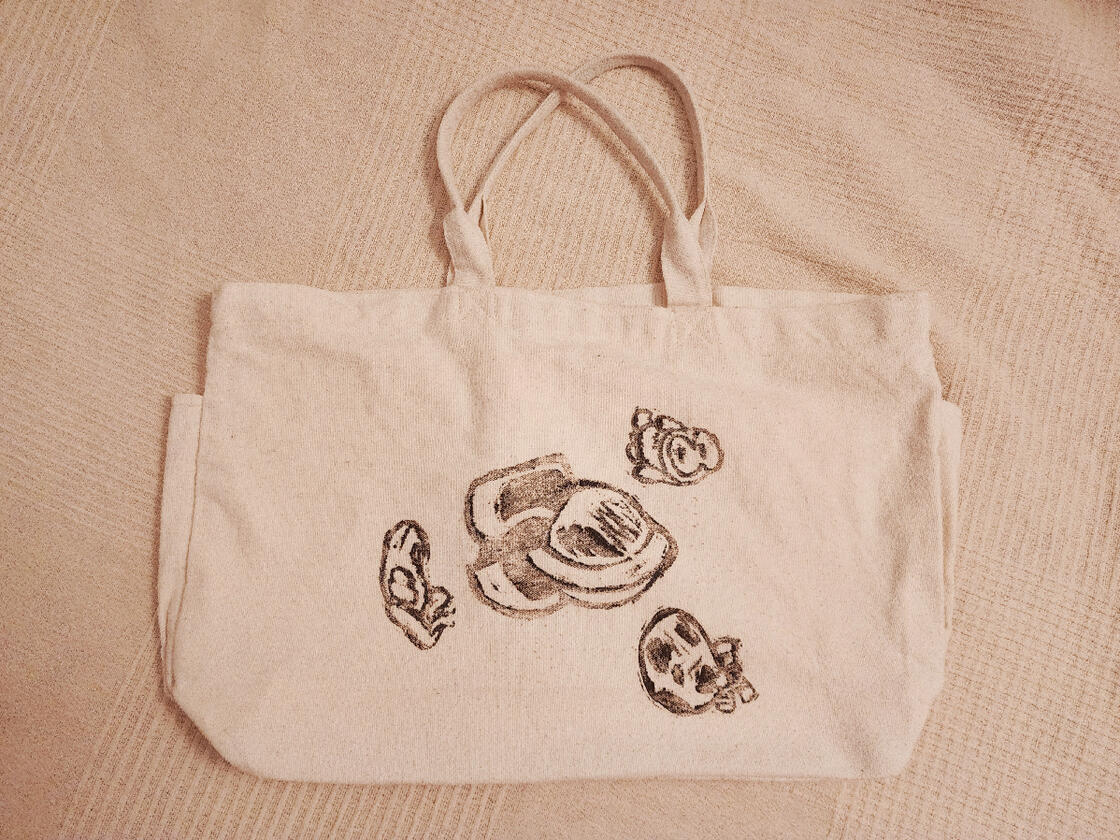 A tote bag printed and produced for Cherry Rush 2026.